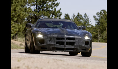 Mercedes SLS AMG Gull Wing Prototype testing 20091